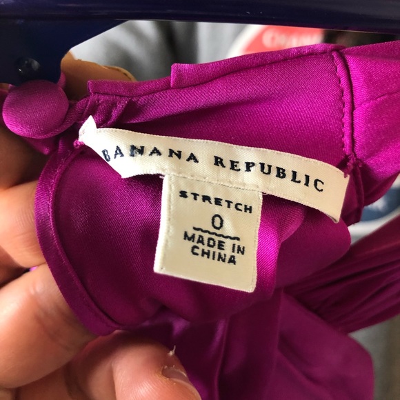 SOLD - Banana Republic Fuschia Cocktail Dress - Picture 3 of 3